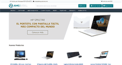 Desktop Screenshot of amgsistemas.net