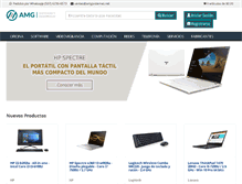Tablet Screenshot of amgsistemas.net